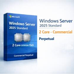 Microsoft Windows Server Standard 2 Core 2025 Commercial Perpetual (DG7GMGF0PWHC:0006)