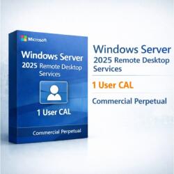 Microsoft Windows Server 2025 Remote Desktop Services Commercial Perpetual (DG7GMGF0PWHB:0001)