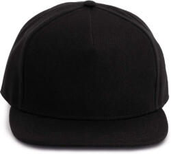 K-UP KP159 5 paneles snapback sapka - black/black színben (kp159bl/bl-u)