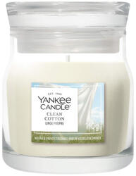 Yankee Candle Yankee Candle® Clean Cotton Signature kis üveggyertya 110 g