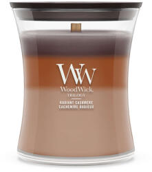 WoodWick WoodWick® Radiant Cashmere Trilogy közepes üveggyertya 275 g