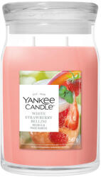 Yankee Candle Yankee Candle® White Strawberry Bellini Signature nagy üveggyertya 567 g