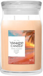 Yankee Candle Yankee Candle® Pink Sands Glow Signature nagy üveggyertya 567 g