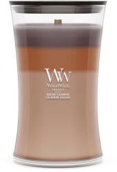 WoodWick WoodWick® Radiant Cashmere Trilogy nagy üveggyertya 609 g