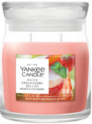 Yankee Candle Yankee Candle® White Strawberry Bellini Signature közepes üveggyertya 368 g