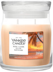 Yankee Candle Yankee Candle® Pink Sands Glow Signature közepes üveggyertya 368 g
