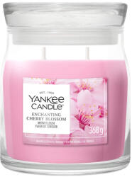 Yankee Candle Yankee Candle® Enchanting Cherry Blossoms Signature közepes üveggyertya 368 g