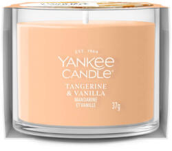 Yankee Candle Yankee Candle® Tangerine & Vanilla Signature üveges mintagyertya 37 g