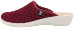 Fly Flot Saboti dama, bordo, ortopedici, de casa, textil, cu interior din piele naturala, talpa joasa, Fly Flot T4-368-FE-6014-Bordo (Marime: 38) (T4-368-FE-6014-Bordo-38)