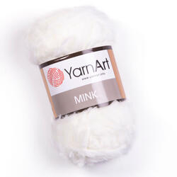 YARNART Mink 330 - fehér