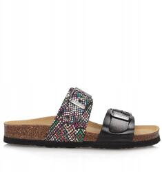 Dr. Brinkmann Dr. Brinkamnn női flip-flop papucs 700067-01 fekete, bőr talpbetéttel (700067-01)