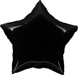 PartyBee Fólia lufi Csillag Fekete 45cm Csillag Hélium Születésnapra