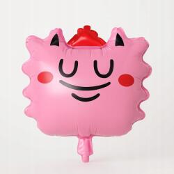 PartyBee Fólia lufi Emoji Smile Rózsaszín 51cm