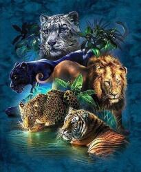 NORIMPEX - Puzzle Tablou Diamant: Animale de safari 30x40cm - 1 - 39 piese