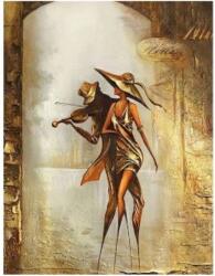 NORIMPEX - Puzzle Tablou Diamant: Cuplu cu vioară 30x40cm - 1 - 39 piese
