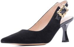 Epica Sabot cu bareta dama din piele intoarsa, Epica K3K380001A 01-I, negru