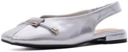 Epica Sabot cu bareta dama din piele naturala, Epica 7QXS80016B 18-N, argintiu