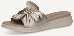 Caprice Papuci dama din piele naturala, Caprice 9-27208-46 978 LT. GOLD METALL, auriu