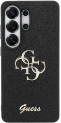 GUESS Carcasa Guess Fixed Glitter Big 4G Metal Logo compatibila cu Samsung Galaxy S26 Ultra, Negru (3666339613938)