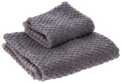 AdTrend Set 2 prosoape baie bumbac gri inchis 36 x 56 cm, 53 x 96 cm, 500 gr (109797) Prosop