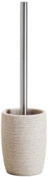AdTrend Perie toaleta otel argintiu polirasina crem 9 x 36, 5 cm (111368)