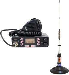 PNI Pachet Statie radio CB PNI Escort HP 6800 ASQ, 12/24 V cu antena CB PNI ML70 cu magnet (PNI-PACK152) Statii radio