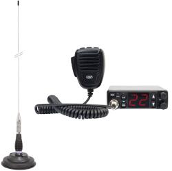 PNI Statie radio CB PNI Escort HP 5500 si antena CB PNI ML100, lungime 100 cm, cu baza magnetica inclusa (PNI-PACK125) - eldaselectric Statii radio
