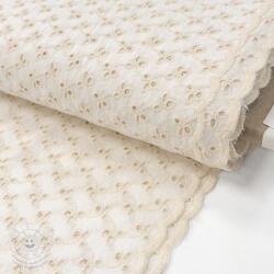 Pamutvászon EMBROIDERY Rosemary off white
