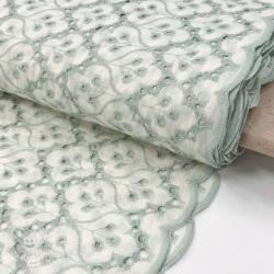  Pamutvászon EMBROIDERY Lilian mint