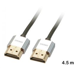 Lindy Cablu HDMI High Speed A/A, 4.5 m, Lindy, Cromo Slim 41676 (41676)