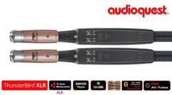 AudioQuest Cablu audio 2XLR - 2XLR AudioQuest Thunderbird, 1m, Level 6 noise Dissipation with Graphene, Solid PSC+, Dual DBS X (ICTBIRDXLR100)