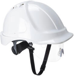 Portwest endurance visor pw55 / Вентилирана каска с визьор - бяла (pw55whr)