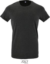 SOL'S REGENT FIT / Мъжка вталена тениска - тъмносив меланж M (250553r6402)