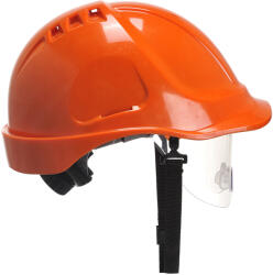 Portwest endurance visor pw55 / Вентилирана каска с визьор - оранжева (pw55orr)