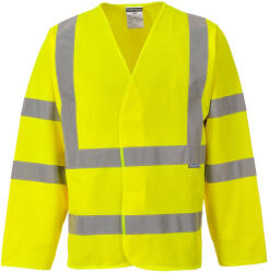 Portwest hi-vis c473 / Светлоотразителна блуза, жилетка с дълъг ръкав - hv жълто xxl/xxxl (c473yerxx/3x)