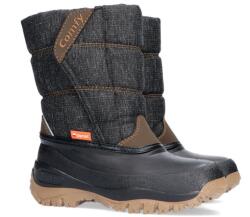 Demar comfy 1356c / Детски снежни ботуши с овча вълна - черни 27-28 (1356b/27-28)