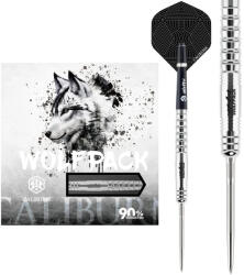 Caliburn darts szett steel Caliburn Wolfpack W6 steel - 22g, 90%