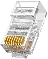  UTP CAT6 Mufă Transparent 3cm NPN-RJ45-1C6U-PC100 (NPN-RJ45-1C6U-PC100)