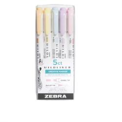 Zebra Mildliner Highlighter Marcator 1.4/4 mm cu dublu capăt 5 culoare (78705)