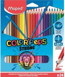 Maped Színes ceruza készlet háromszögletű Color Peps Strong 24 különböző szín
