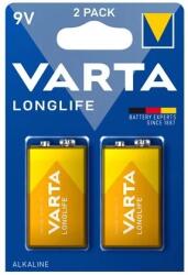 VARTA LongLife 9 voltos elem (E) 2db (4122101412)