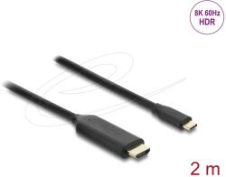 Delock USB Type-C HDMI Kábel 8K 60Hz 2m 80599 DL80599 (DL80599)