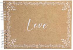 Exacompta Fotóalbum spirál 32x22 cm 25 lap KRAFT mintás (16234E)