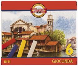 KOH-I-NOOR Gioconda 6 darabos vegyes színű olajkréta készlet
