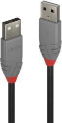 Lindy USB Összekötő Fekete 1m 36692 (36692)