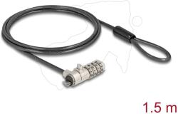 Navilock Laptop biztonsági kábel számkombinációs zárral HP Nano slothoz 20967 (20967)