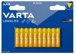 VARTA Longlife mikro ceruza elem (AAA) 10db (4103101461)