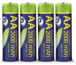 Gembird Rechargeable Ni-MH ceruza akku (AA) 2000mAh 4db (EG-BA-AA20R4-01)