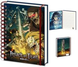 Pyramid International ATTACK ON TITAN (S4) A5 spirálfüzet