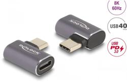 Delock USB 4.0 Type C Toldó Antracit 3cm 60047 (60047)